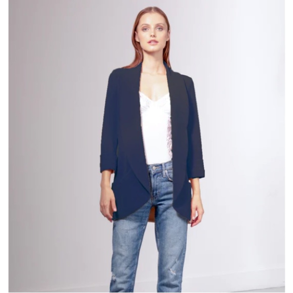 Melanie Knit Tunic Blazer